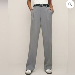 NWT Reformation Alex Pants In Gray